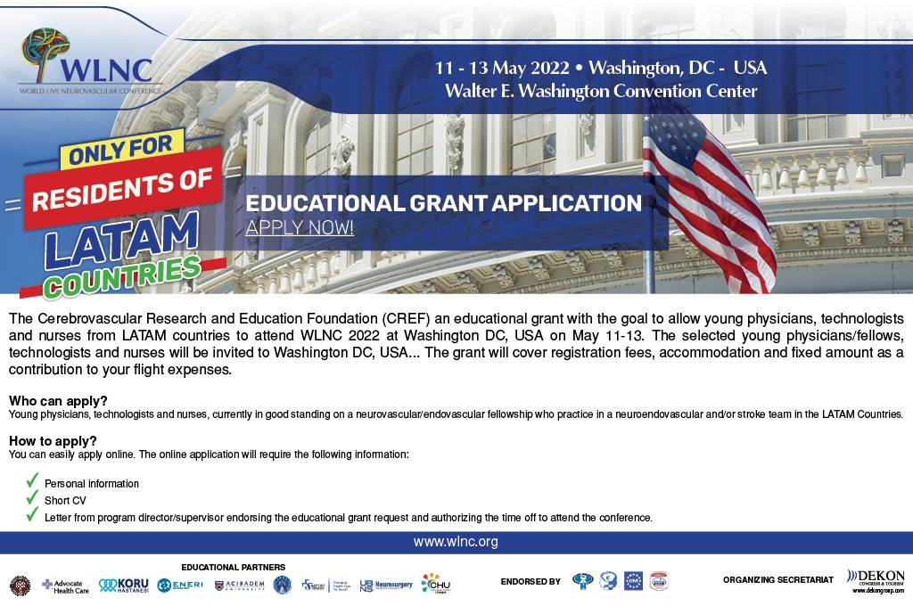 EDUCATIONAL GRANT APPLICATION – APPLY NOW
